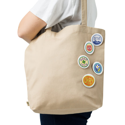 Set of pin buttons for Women | Imported - Mama Bear & Cubs