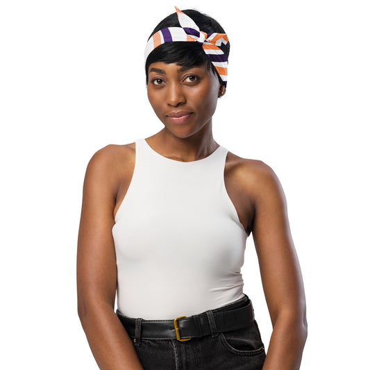 All-over print bandana for Women | Imported - Mama Bear & Cubs