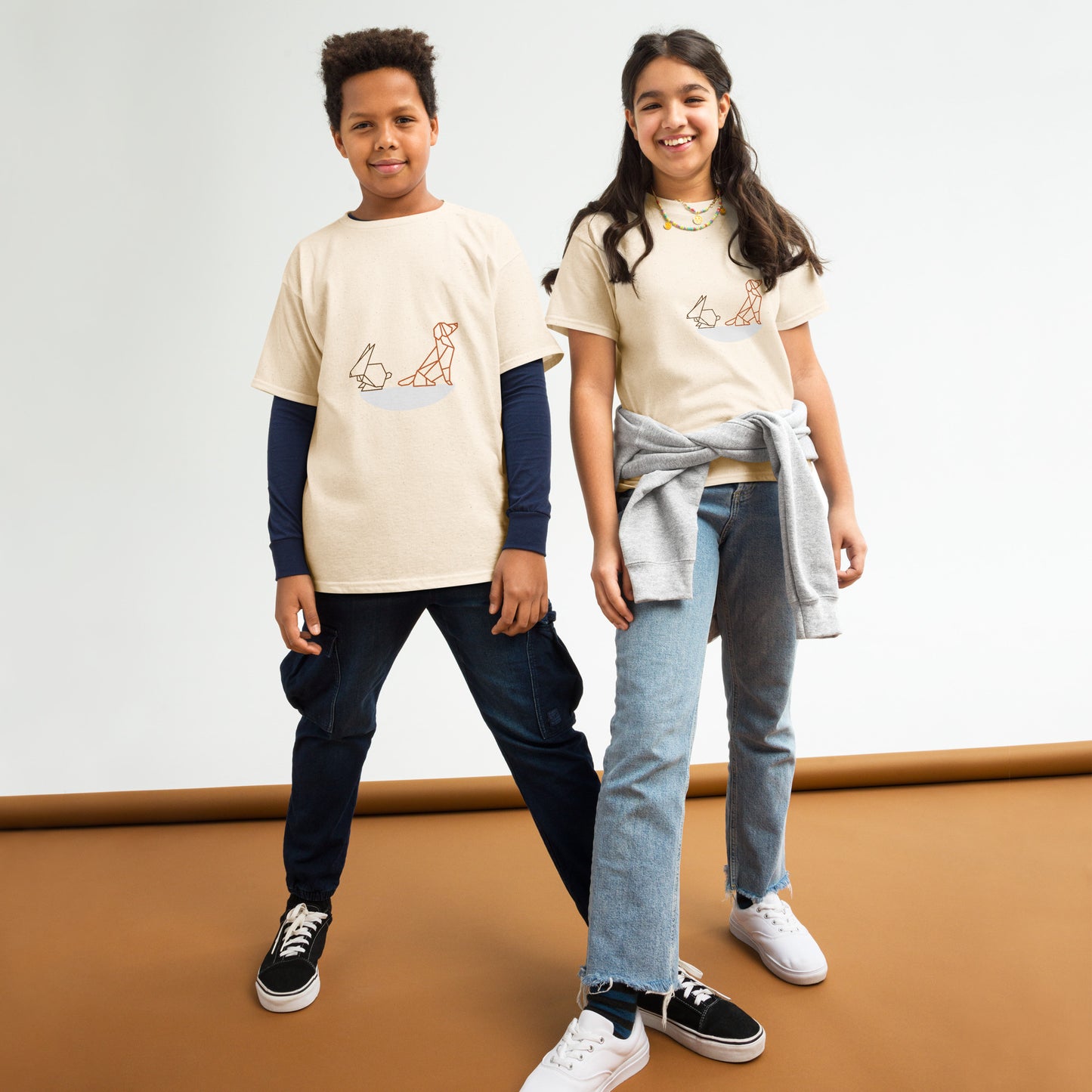 Youth classic tee Unisex | Eco Friendly | Imported - Mama Bear & Cubs