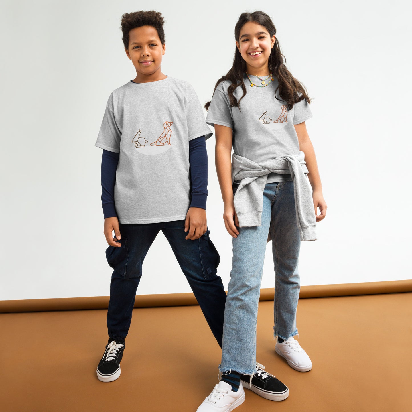 Youth classic tee Unisex | Eco Friendly | Imported - Mama Bear & Cubs